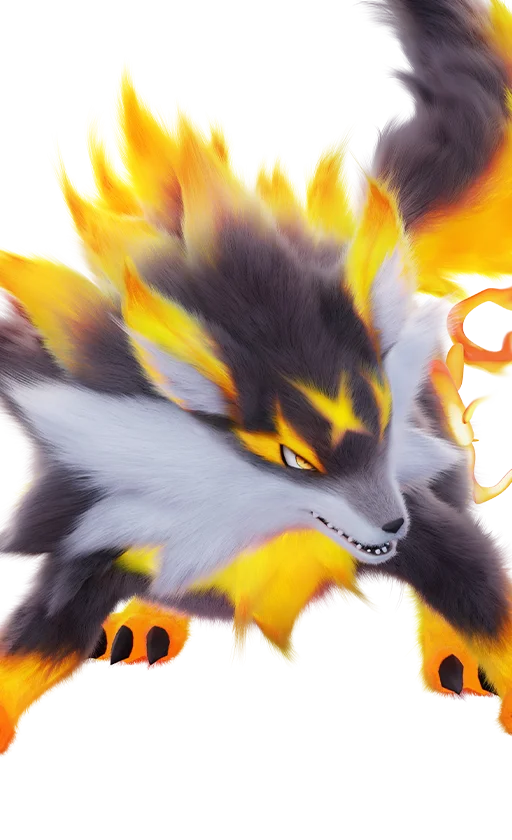 Flameruff (Mountain Woods), a Fire Aniimo