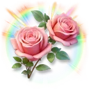 Huge Colorful Rose icon