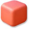 Building Block - Coral Orange