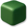 Building Block - Dark Green