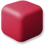 Building Block - Deep Rose Pink