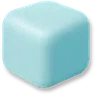 Building Block - Milky Blue