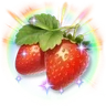 Colorful Sparkling Strawberry